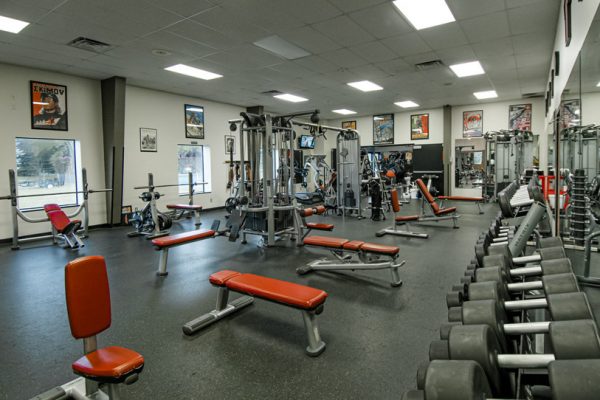 weight room at montana athletic club