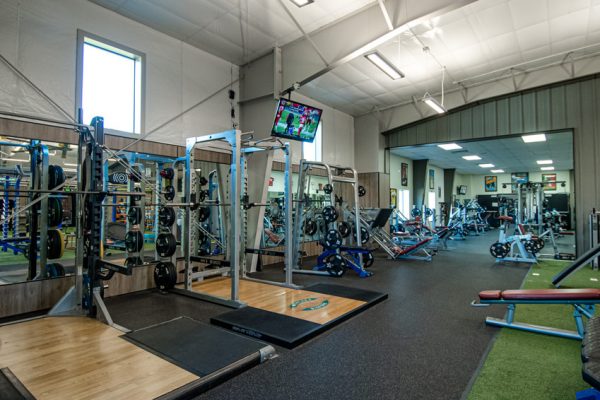 weight room at montana athletic club gym