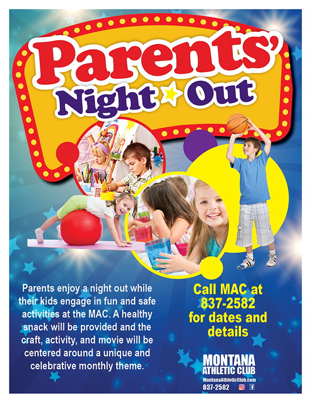parents night out brochure